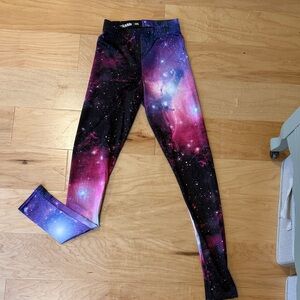 Galaxy Print Blackmilk Clothing Leggings